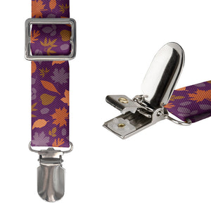 Autumn Leaves Suspenders - Hardware and Strap - Knotty Tie Co.