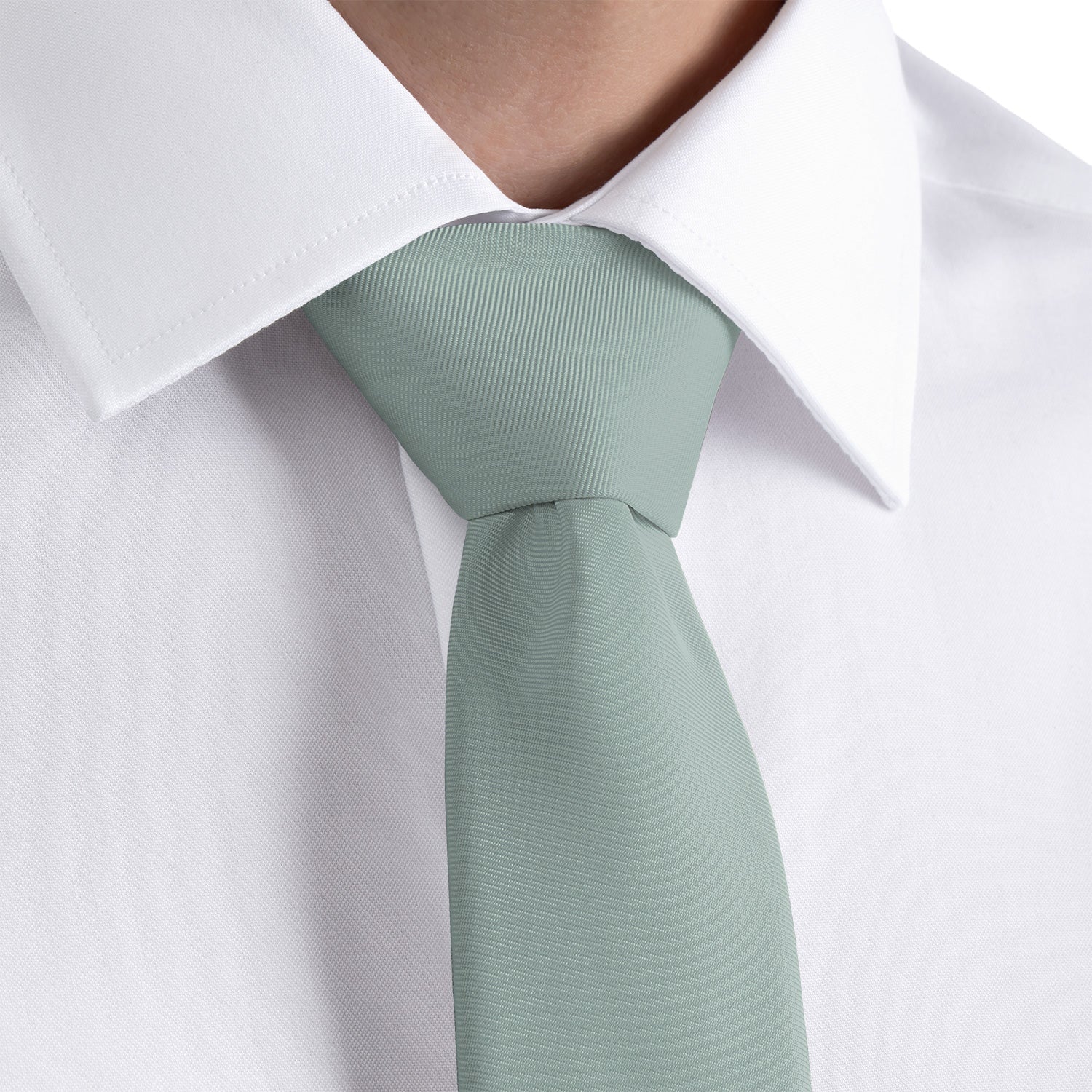 Azazie Agave Necktie - Rolled - Knotty Tie Co.