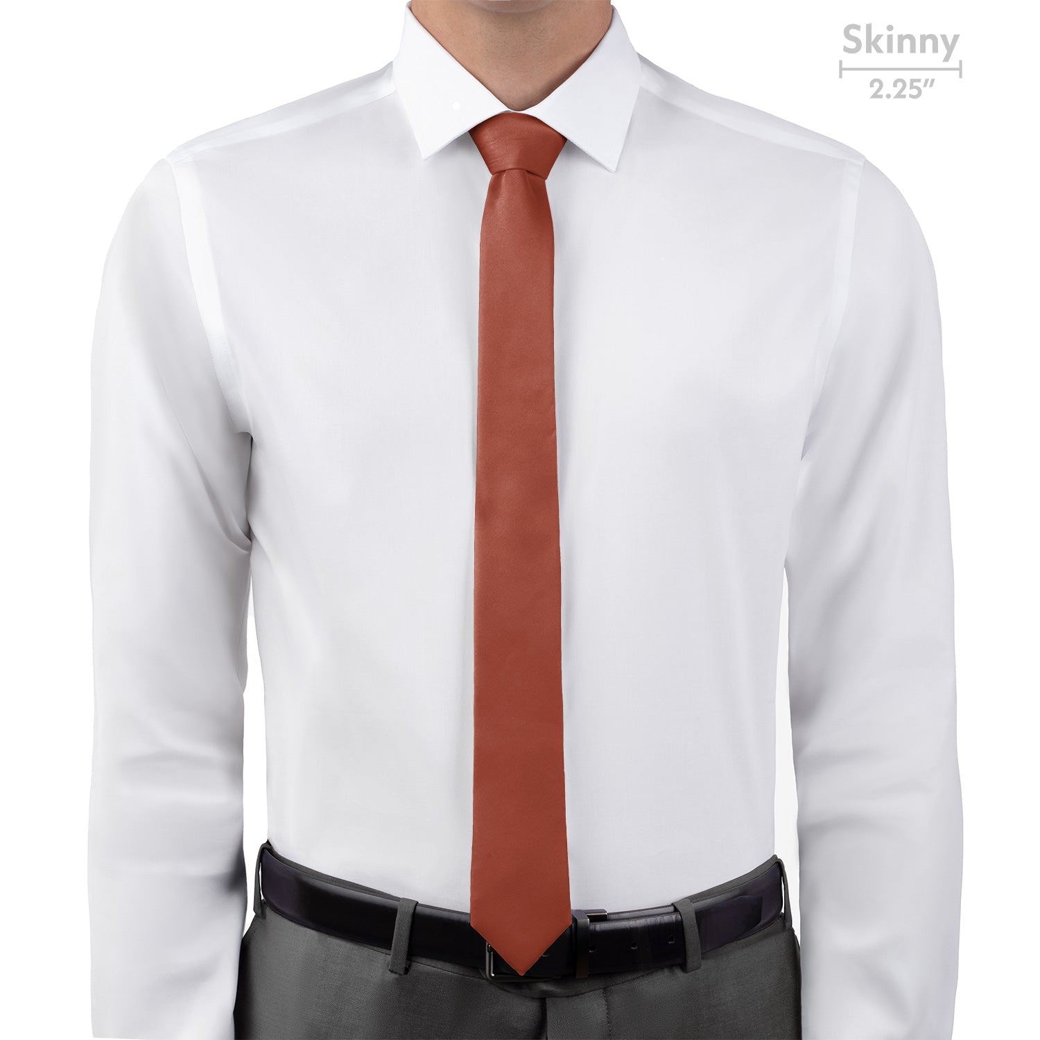 Azazie Auburn Necktie - Skinny - Knotty Tie Co.