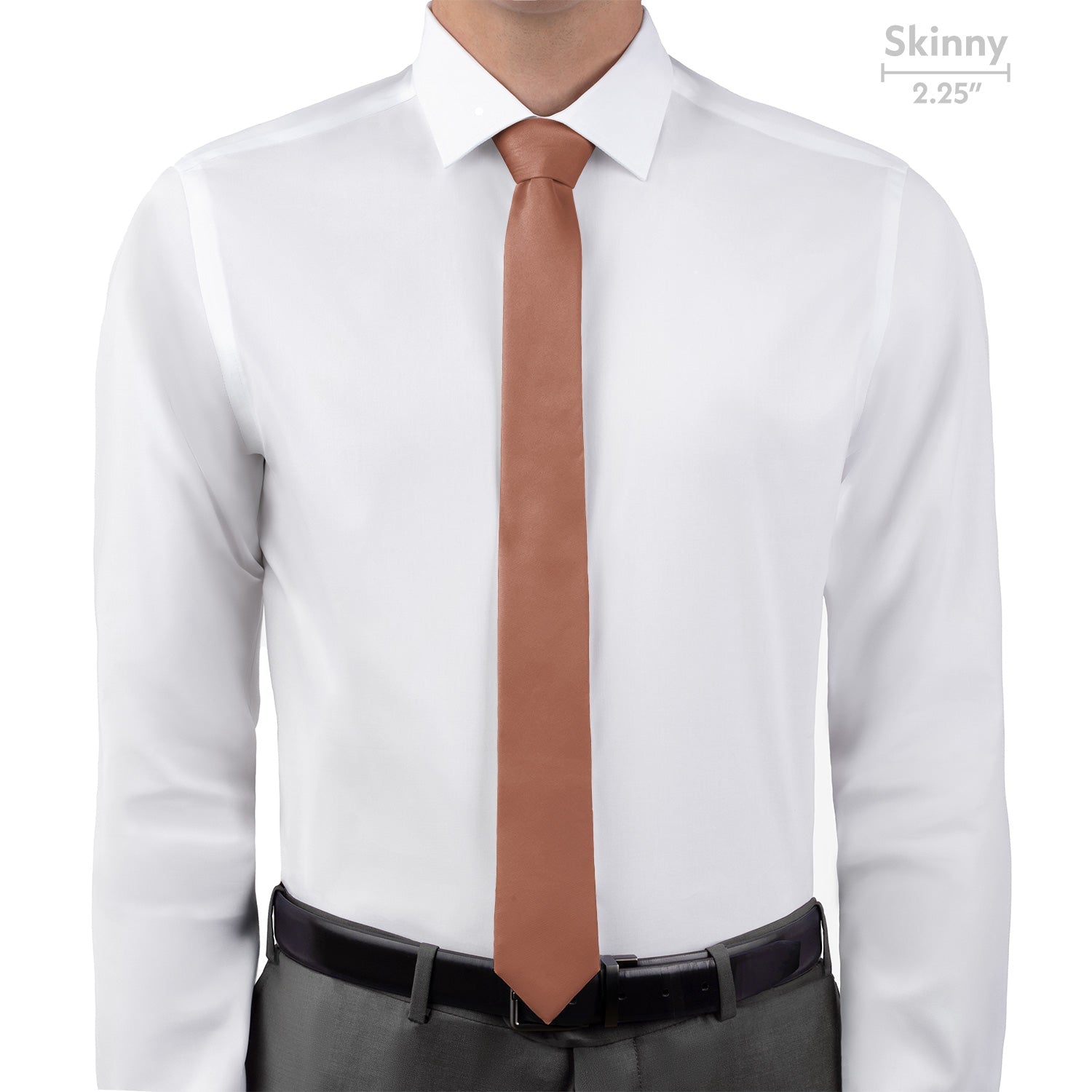 Azazie Bronzer Necktie - Skinny - Knotty Tie Co.