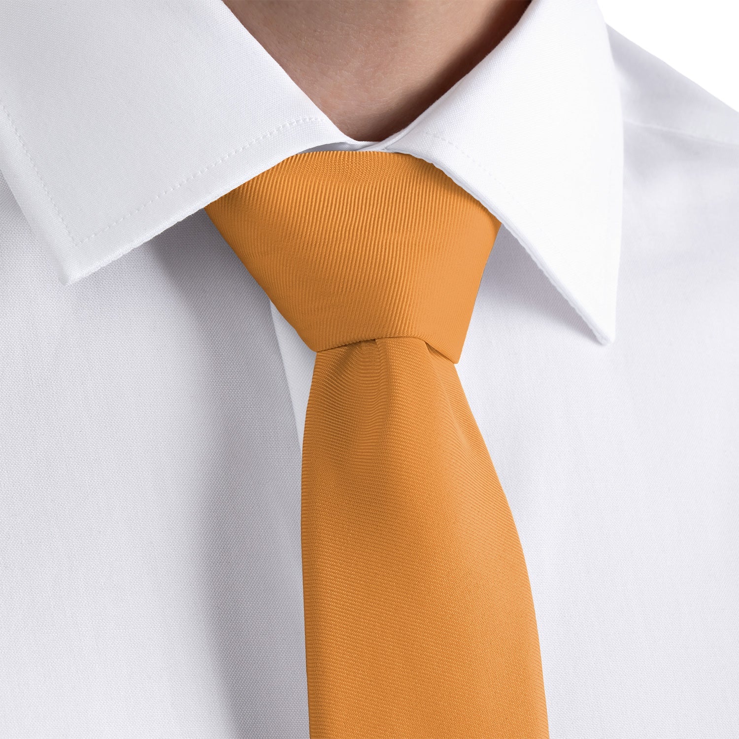 Azazie Butterscotch Necktie - Rolled - Knotty Tie Co.