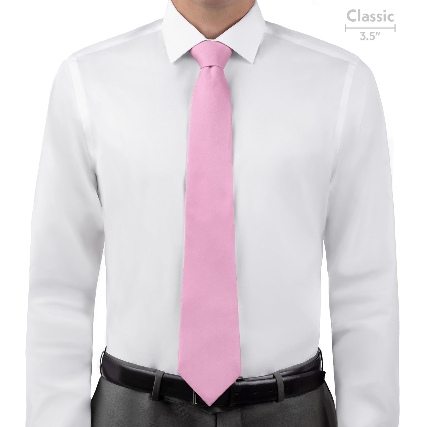 Azazie Candy Pink Necktie - Classic 3.5" -  - Knotty Tie Co.