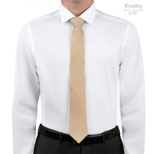 Azazie Champagne Necktie - Knotty - Knotty Tie Co.