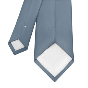 Azazie Dusty Blue Necktie - Tipping - Knotty Tie Co.