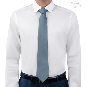 Azazie Dusty Blue Necktie - Classic - Knotty Tie Co.