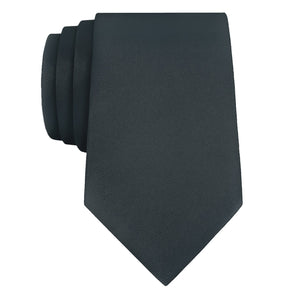 Azazie French Blue Necktie - Rolled - Knotty Tie Co.