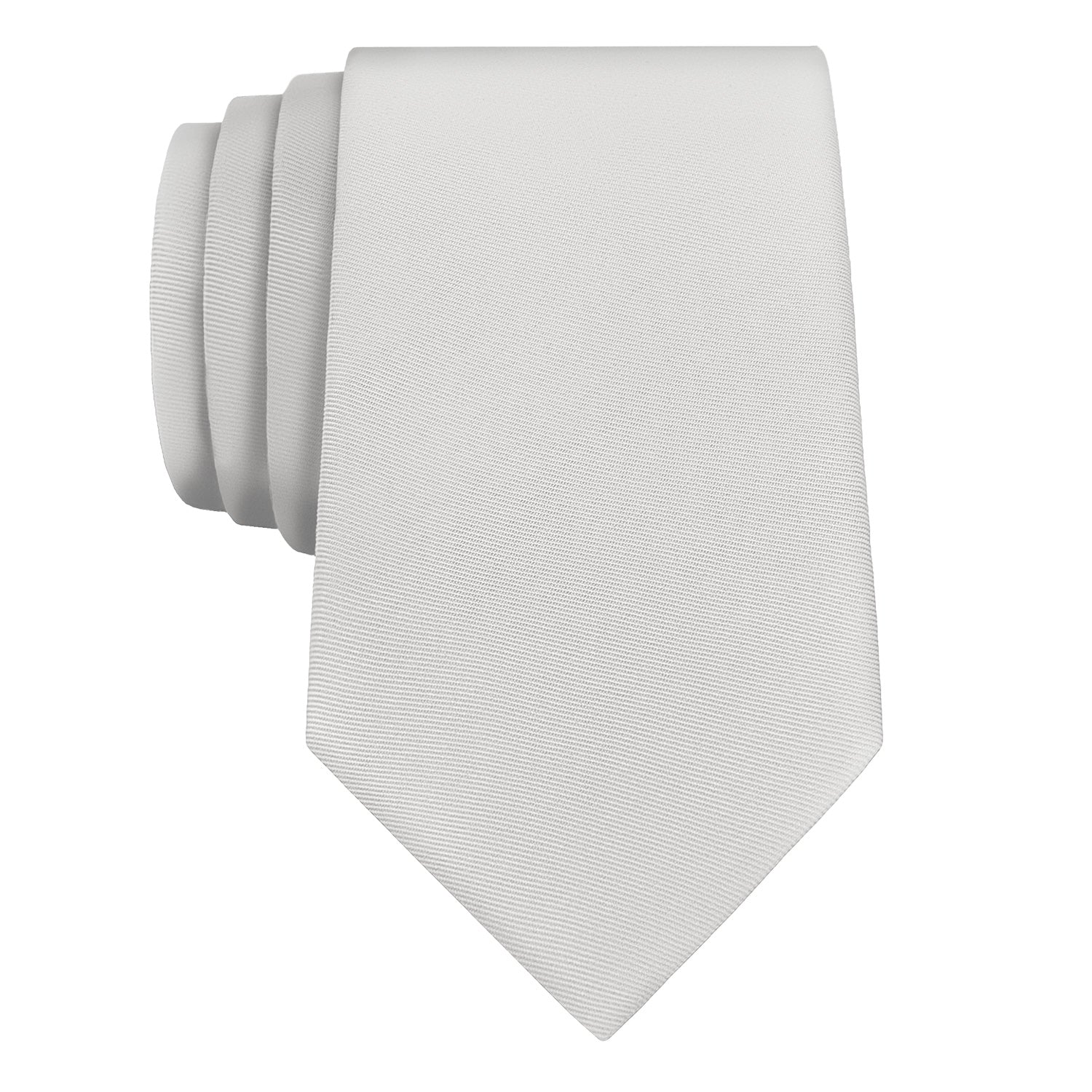 Azazie Ivory Necktie - Rolled - Knotty Tie Co.