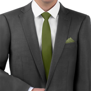 Azazie Juniper Necktie - Matching Pocket Square - Knotty Tie Co.