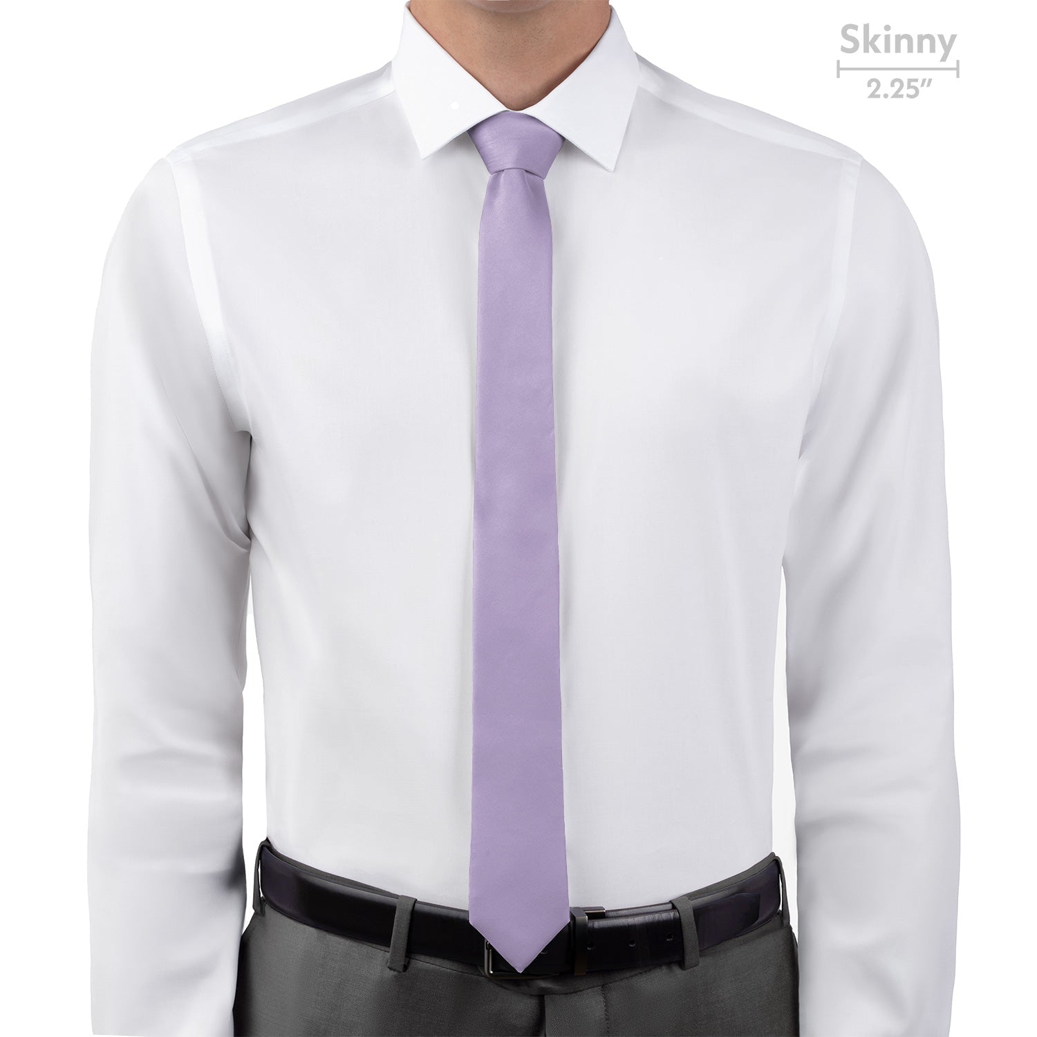 Azazie Lilac Necktie - Skinny - Knotty Tie Co.