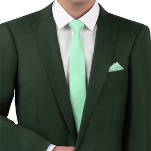 Azazie Malibu Necktie - Matching Pocket Square - Knotty Tie Co.