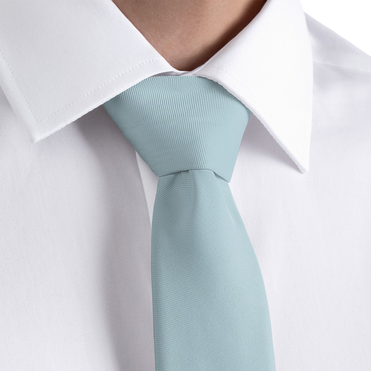 Azazie Mist Necktie - Rolled - Knotty Tie Co.