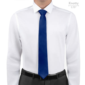 Azazie Navy Blue Necktie - Knotty - Knotty Tie Co.
