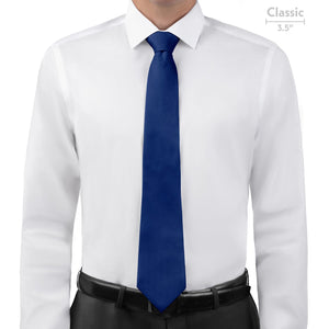 Azazie Navy Blue Necktie - Classic - Knotty Tie Co.