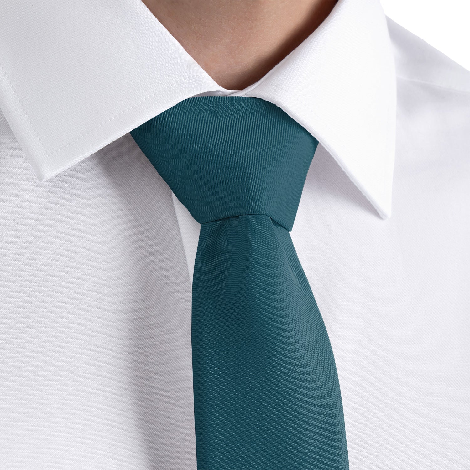 Azazie Peacock Necktie - Rolled - Knotty Tie Co.