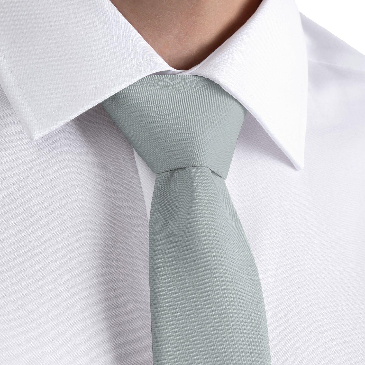 Azazie Pebble Necktie - Rolled - Knotty Tie Co.