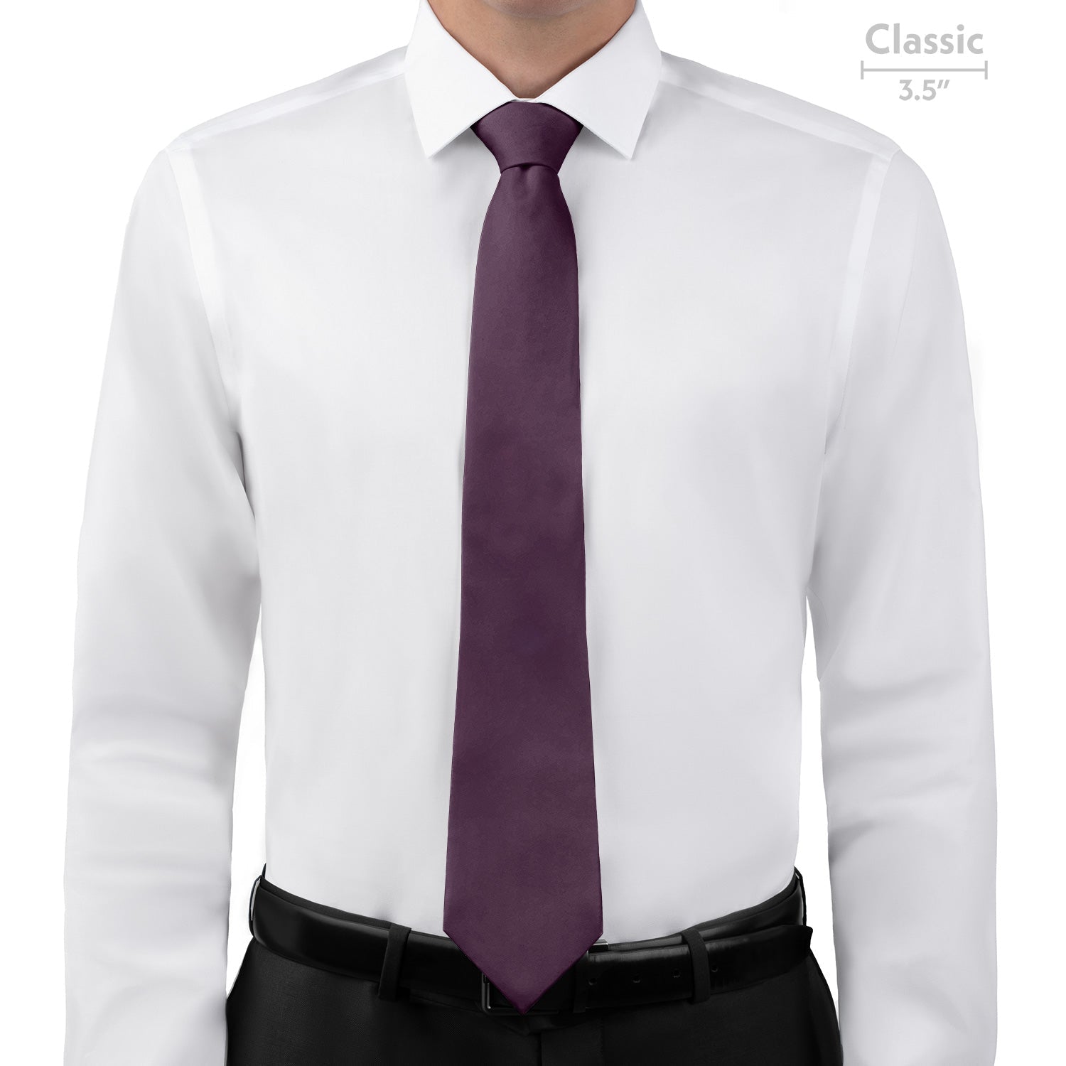 Azazie Plum Necktie - Classic - Knotty Tie Co.