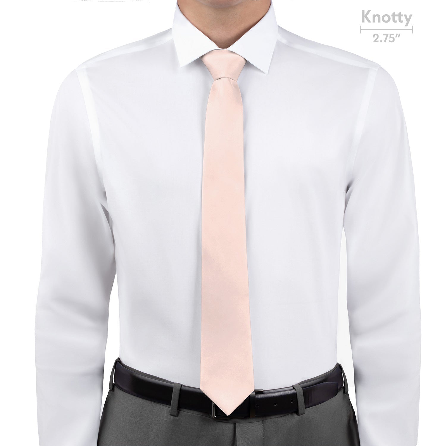 Azazie Rose Petal Necktie - Knotty - Knotty Tie Co.