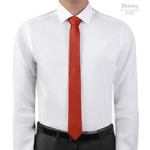 Azazie Rust Necktie - Skinny - Knotty Tie Co.