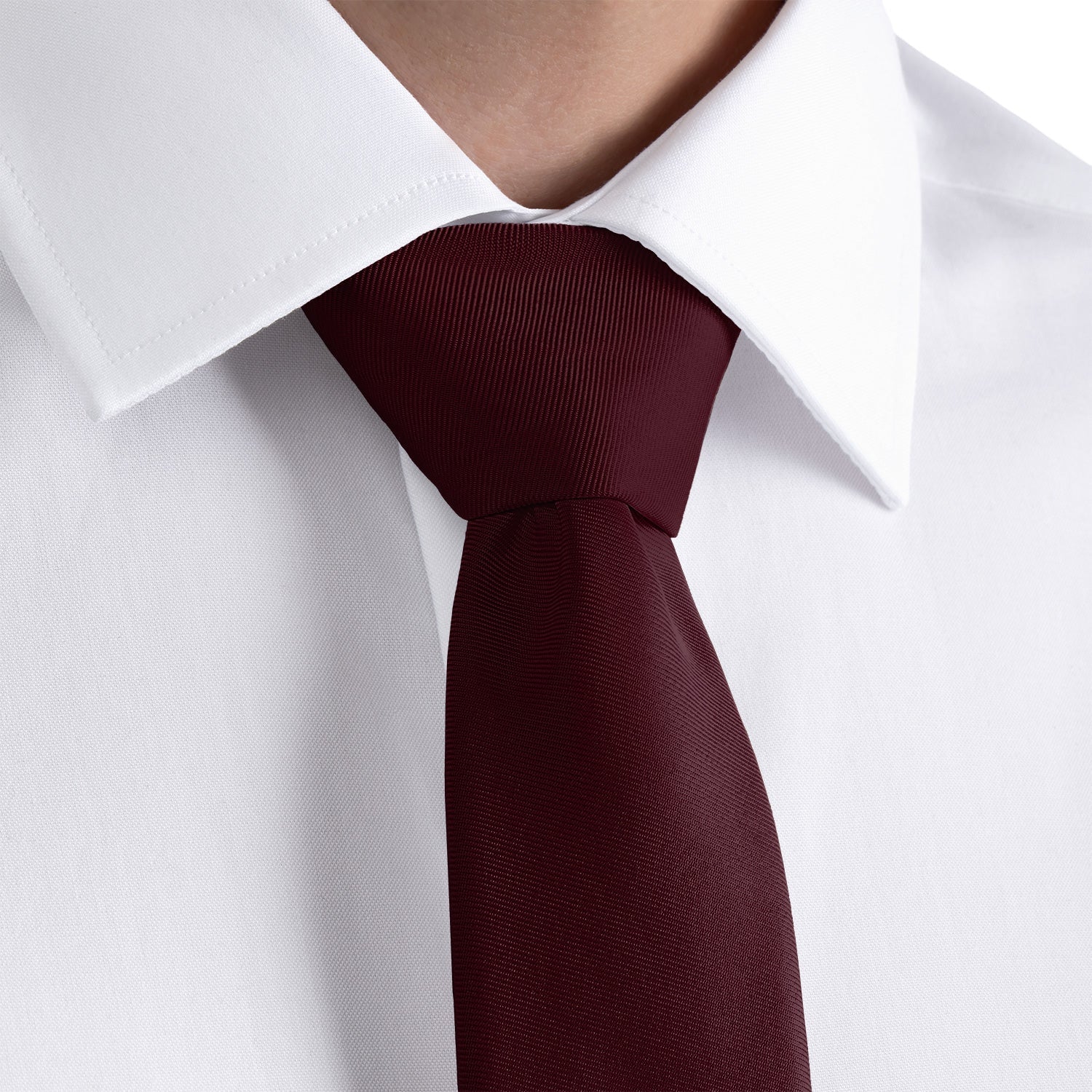Azazie Sangria Necktie - Rolled - Knotty Tie Co.