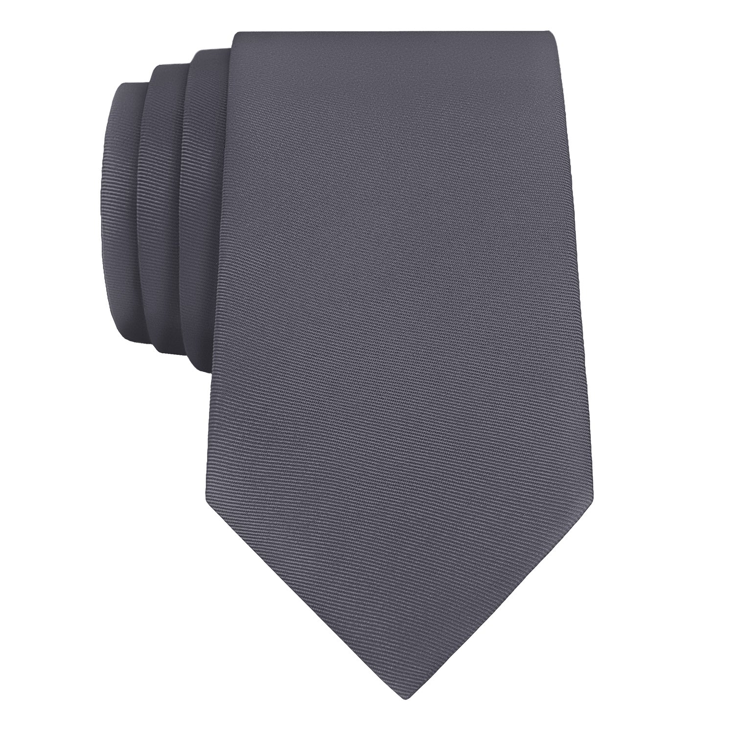 Azazie Shadow Necktie - Rolled - Knotty Tie Co.