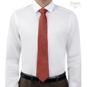 Azazie Terracotta Necktie - Classic - Knotty Tie Co.