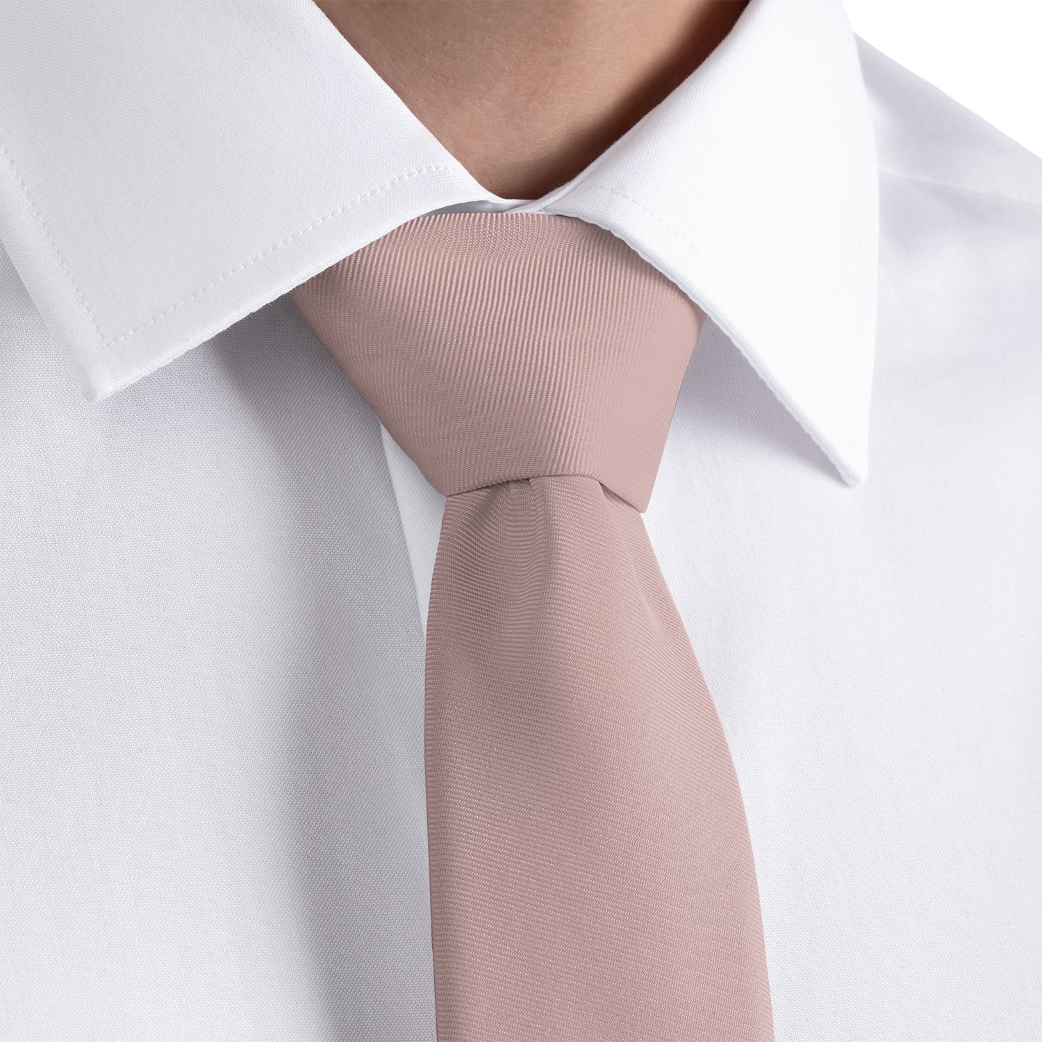 Azazie Vintage Rose Necktie - Rolled - Knotty Tie Co.