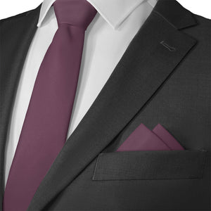 Azazie Acai Pocket Square - Matching Necktie- Knotty Tie Co.