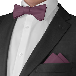 Azazie Acai Pocket Square - Matching Bow Tie - Knotty Tie Co.