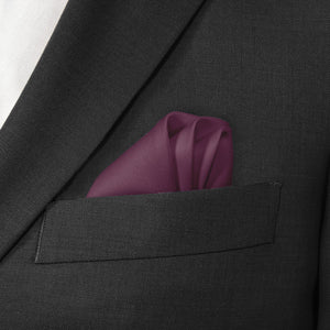 Azazie Acai Pocket Square - Wave Fold - Knotty Tie Co.