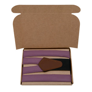 Azazie Acai Suspenders - Kraft Gift Box Packaging - Knotty Tie Co.