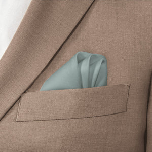 Azazie Agave Pocket Square - Wave Fold - Knotty Tie Co.