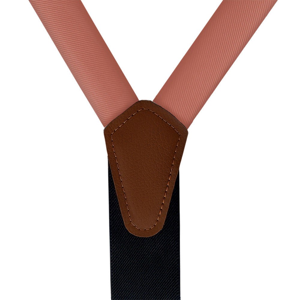 Azazie Auburn Suspenders - Vegan Leather Y-Back - Knotty Tie Co.