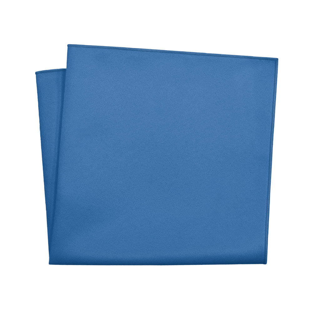 Azazie Blue Jay Pocket Square - 12" Square - Knotty Tie Co.