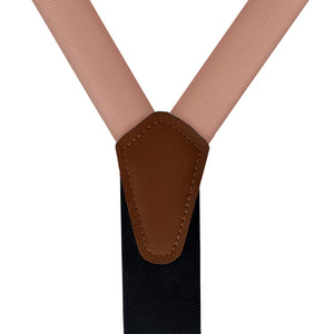 Azazie Bronzer Suspenders - Vegan Leather Y-Back - Knotty Tie Co.