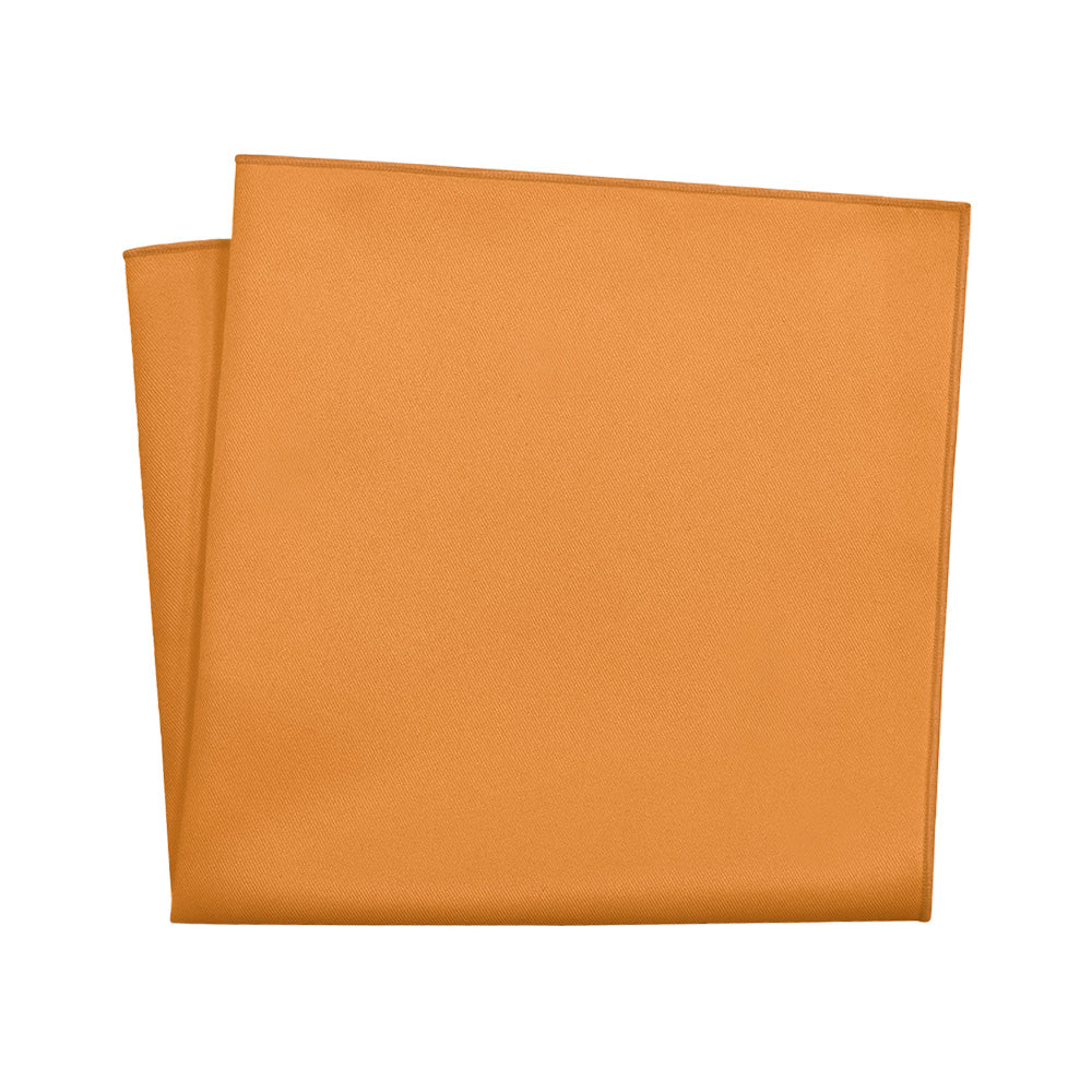 Azazie Butterscotch Pocket Square - 12" Square - Knotty Tie Co.