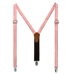 Azazie Coral Suspenders - Full Front View - Knotty Tie Co.