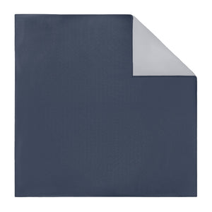 Azazie Dark Navy Pocket Square - Printed - Knotty Tie Co.