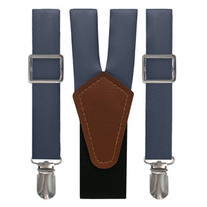 Azazie Dark Navy Suspenders - Main View - Knotty Tie Co.