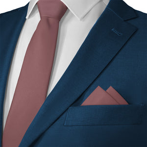 Azazie Desert Rose Pocket Square - Matching Necktie- Knotty Tie Co.