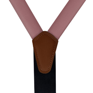 Azazie Desert Rose Suspenders - Vegan Leather Y-Back - Knotty Tie Co.