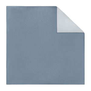 Azazie Dusty Blue Pocket Square - Printed - Knotty Tie Co.