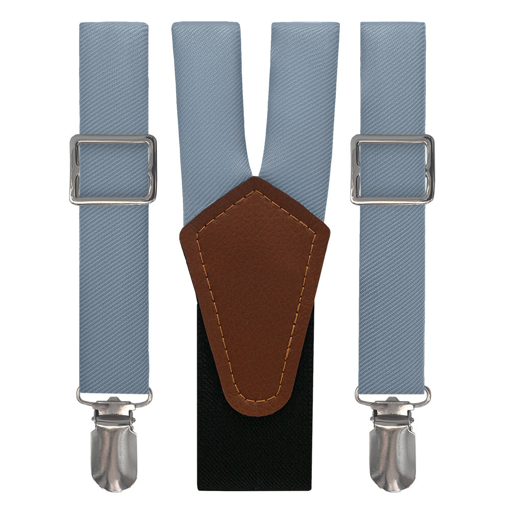 Azazie Dusty Blue Suspenders - Main View - Knotty Tie Co.