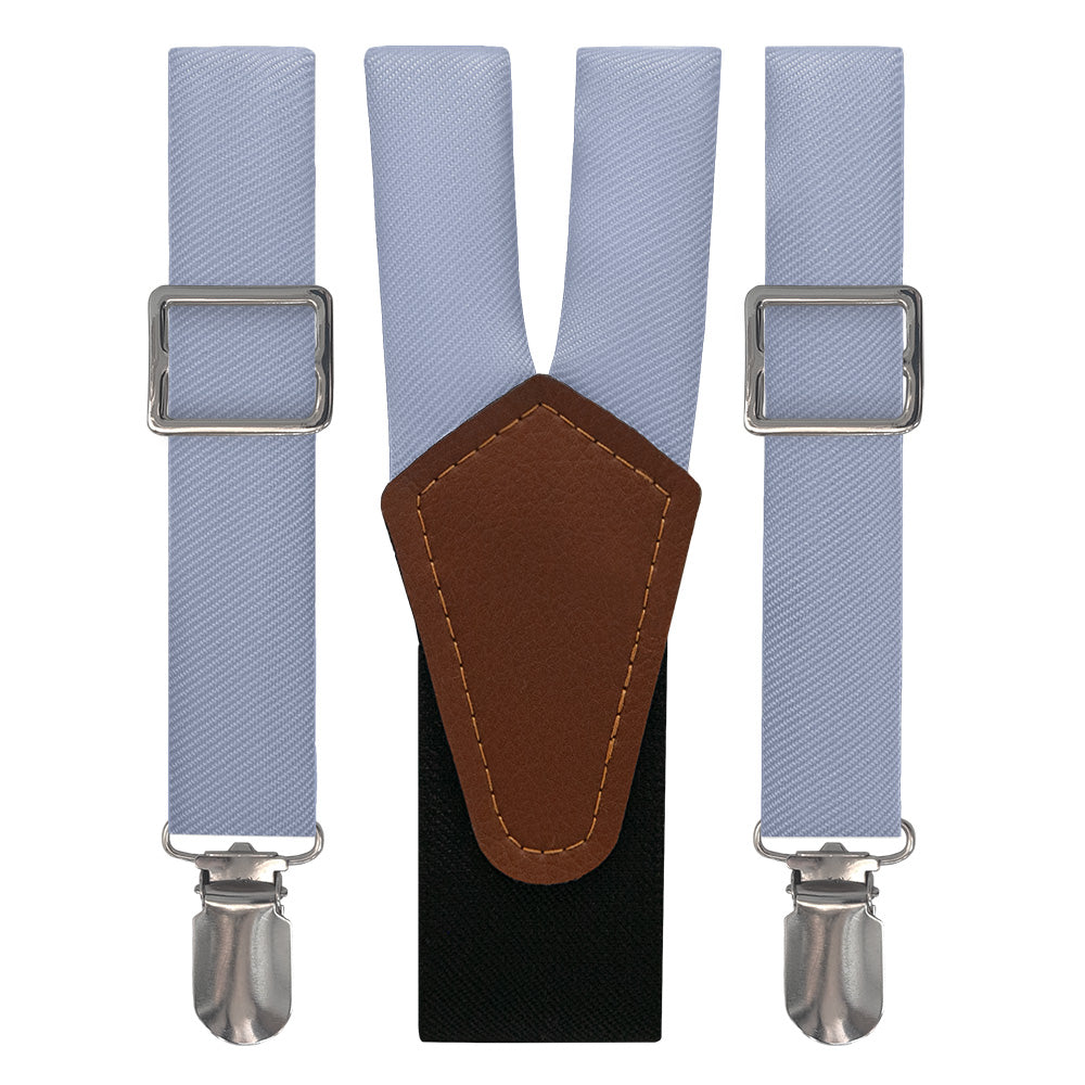 Azazie Dusty Lavender Suspenders - Main View - Knotty Tie Co.