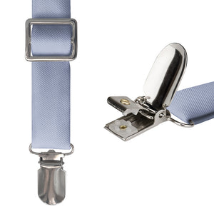 Azazie Dusty Lavender Suspenders - Hardware and Strap - Knotty Tie Co.