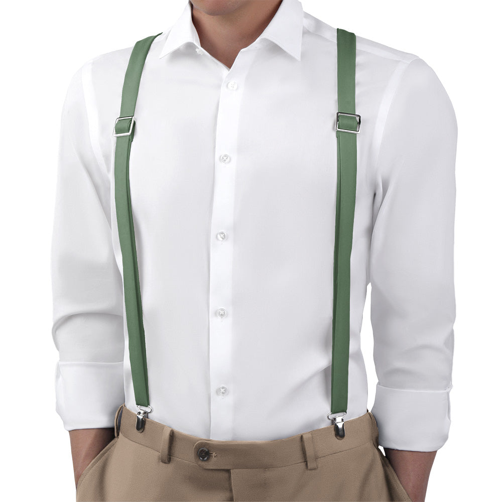 Azazie Eucalyptus Suspenders - Main View - Knotty Tie Co.