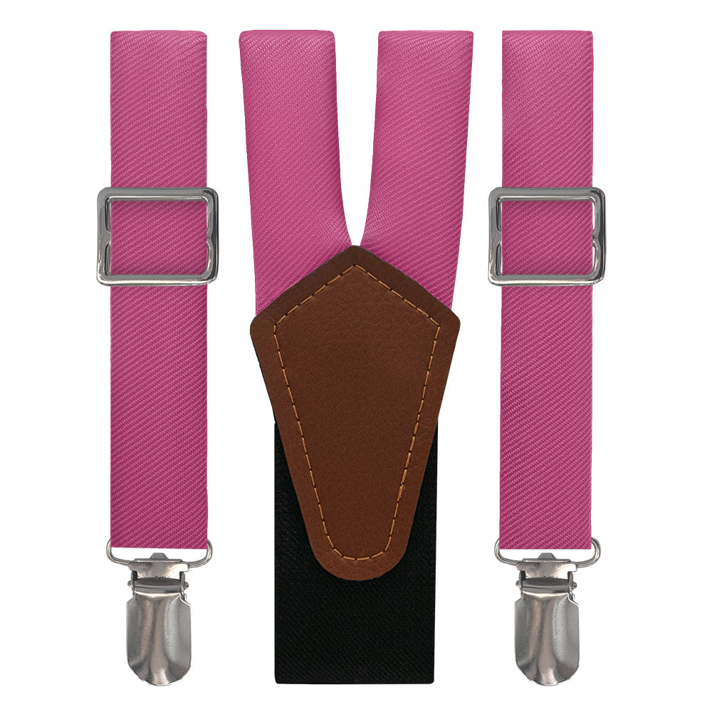 Azazie Fuchsia Suspenders - Main View - Knotty Tie Co.