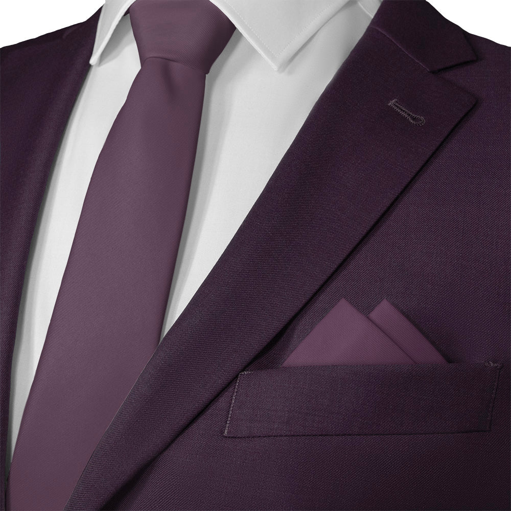 Azazie Grape Pocket Square - 12" Square - Knotty Tie Co.