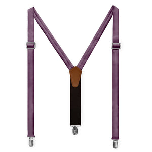 Azazie Grape Suspenders - Full Front View - Knotty Tie Co.