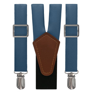 Azazie Ink Blue Suspenders - Main View - Knotty Tie Co.