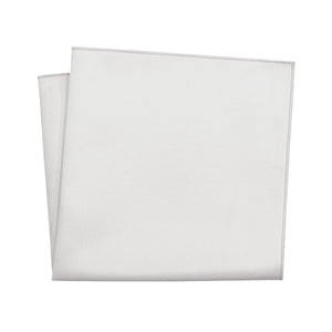 Azazie Ivory Pocket Square - 12" Square - Knotty Tie Co.